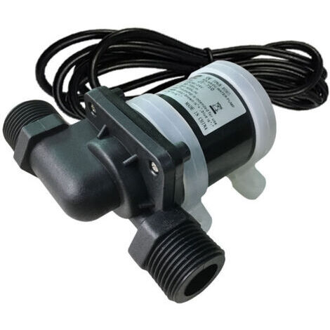 Pair Mini pompe à eau 12V – Débit 700L/H – Tête hydraulique 5M – Température -40 à 100℃ – Circulation eau chaude sanitaire