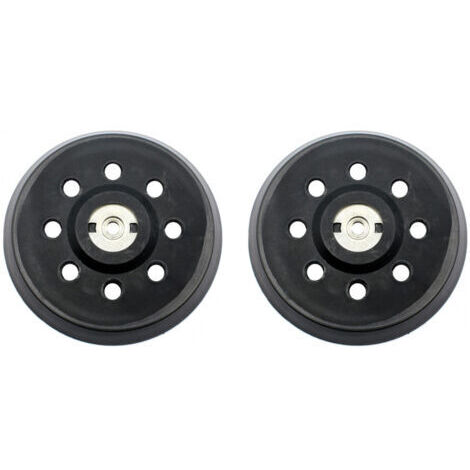 Pair Plateau de Poncage, 125mm Plateau de Ponçage, Plateau pour Metabo SXE 325 Intec 425 Turbotec 631220000 (Noir)(2pcs) (1/5)