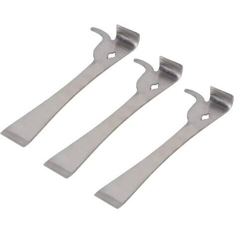 Pair pièces outils de grattoir de ruche crochet en J poli outils d'apiculture multifonctions équipement d'apiculture outil à main de ruche d'abeille fournitures d'apiculteur (1/4)