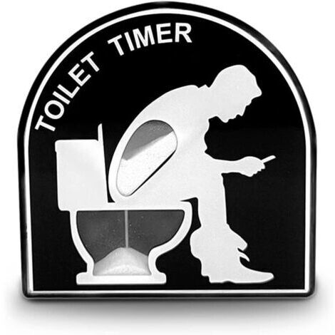Pair 5 Minutes Minuterie de Sablier de Toilette, Minuterie de Brossage pour Enfants, Sablier de Toilette Créatif Jouet de Décoration de Maison de Jardin (1/4)