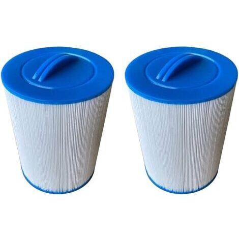Pair FD2095 Filtre pour Spa Compatibles avec PWW50P4 Filetage Fin/MPT de 3,8 cm (Non PWW50P3 Filetage Grossier/SAE) φ15x20,5 cm, Lot de 2 (1/5)
