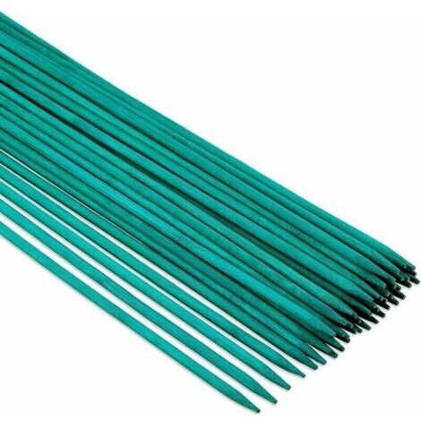 Pair 50 pièces 38cm supports de plantes bâtons de plantes vertes bâtons de fleurs en bambou bâtons de bambou pour plantes grimpantes supports de plantes, environ diamètre 5 mm (1/4)