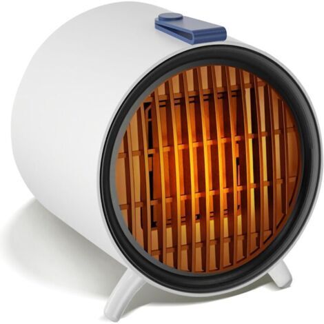 Pair Chauffage portable ÉLECTRIQUE, radiateur soufflant en cé ramique,Protection Anti Surchauffe et Anti Basculement, Economique Chauffage Soufflant Ceramique Pour Int Bureau de la maison Chamber (1/4)