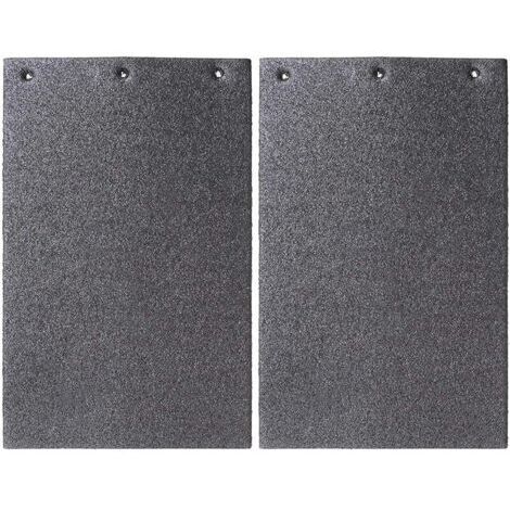 Pair 2x Plaque d'appui en Carbone pour Ponceuse 3 Trous 172x110mm 424057-1 Tapis Arrière pour Ponceuse Compatible avec Makita M9400B 9403 MT190 MT9