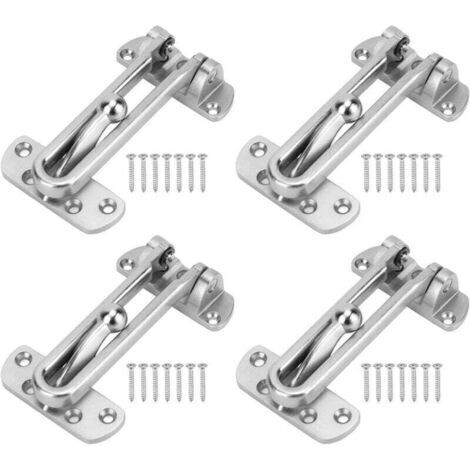 Pair Serrure à Barre Articulée, 4 Pièces En Alliage De Zinc, Bras Extra épais Résistant Aux Chocs, 3 Positions Réglables (1/4)