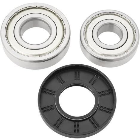 Pair 1 Ensemble de Roulements Et de Joints de Tambour de Machine à Laver 6305ZZ 6306ZZ Roulement 37x76x9,5/12mm Kit de Joint d'arbre Compatible avec LG 4036ER2004A Machine à Laver