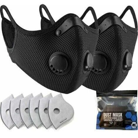 Pair Masque anti-poussière pour menuiserie construction tonte ponçage jardinage nettoyage peinture sciage et ponçage (1/4)