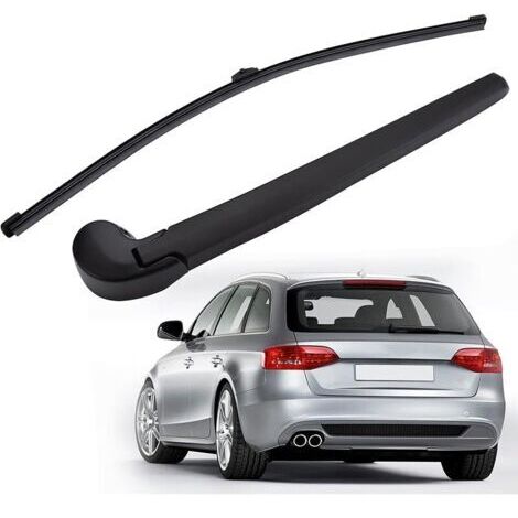 Pair Jeu de lames de Bras D'essuie-Glace Arrière de Voiture, Bras D'essuie-glace Arrière et Balai compatible avec A4 B8 2008-2013 (1/5)