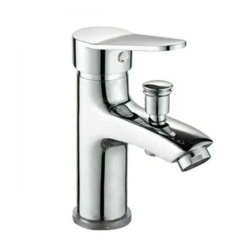 Pair Mitigeur de douche, monotrou, eau chaude et froide, double usage, alliage (1/4)