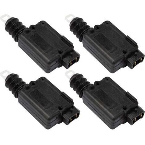Pair 4 × Moteur Centralisation de Porte ou Coffre pour Clio 2 Duster Logan Sandero, Actionneur de Verrouillage Central pour Megane Scénic Trafic Twingo Espace Kangoo Master 2 7701039565 (1/4)