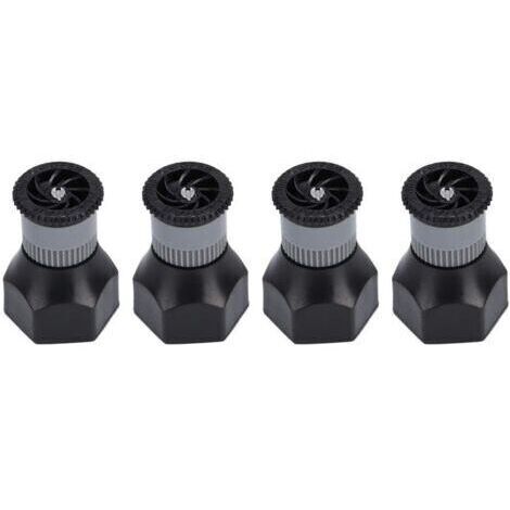 Pair Tête d'arrosage de pelouse enterrée de type turbine Mumusuki G1/2 pouce, filetage interne DN15, buse d'arrosage de jardin réglable enterrée, tête d'arrosage automatique. (1/4)