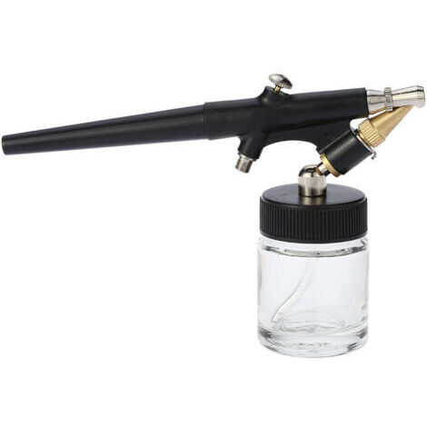 Pair - Kit de brosse à Air aérographe à alimentation par Siphon à haute atomisation pour maquillage, peinture artistique, tatouage, pistolet à peinture en aérosol de 0.8mm (1/5)