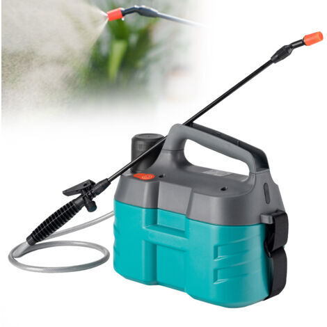 Pair - SJLERST Pulvérisateur à pompe électrique, pulvérisateur de jardin alimenté par batterie, pulvérisateur électrique de 2 gallons avec buse à 2 modes, batterie rechargeable de 2600 mAh, bandoulièr (1/5)