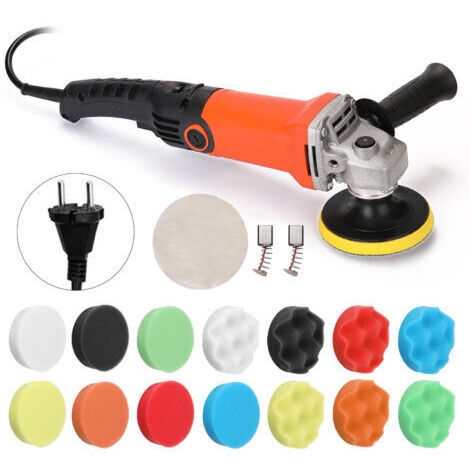 Pair - 1200W 220V Speed ​​Car Speed ​​Car Polisser Poliber Machine de cire de cire