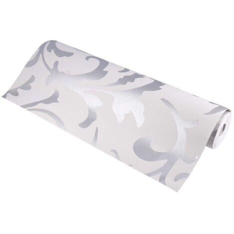 Pair - SJLERST Wallpaper Papier peint damassé, non tissé Papier Peint Luxe de Européen pour chambre à coucher, séjour, TV arrière (1/5)