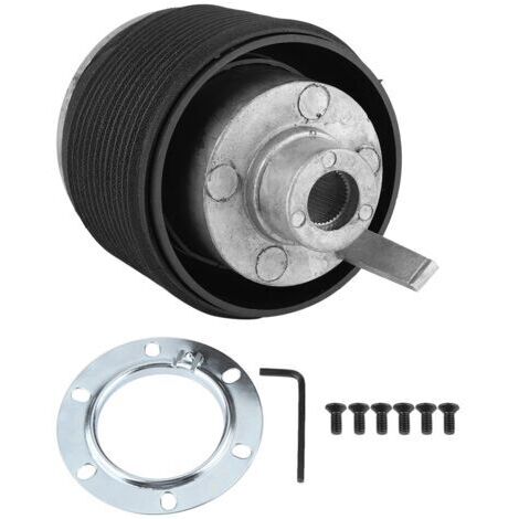 Pair - Adaptateur de moyeu de volant – Hub-P106 – Détachement rapide en aluminium – Compatible Peugeot 106 et 306 – Système antivol (1/5)