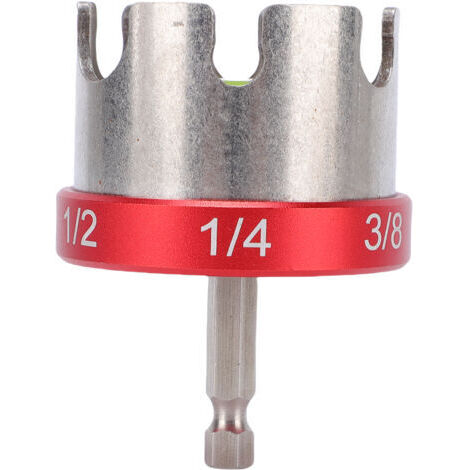 Pair - Outil d'extraction d'écrous pour tiges filetées, robuste et rapide, pour perceuse, idéal pour les travaux électriques et mécaniques. Douille d'extraction pour tiges filetées de 1/4\", 3/8\" et (1/5)