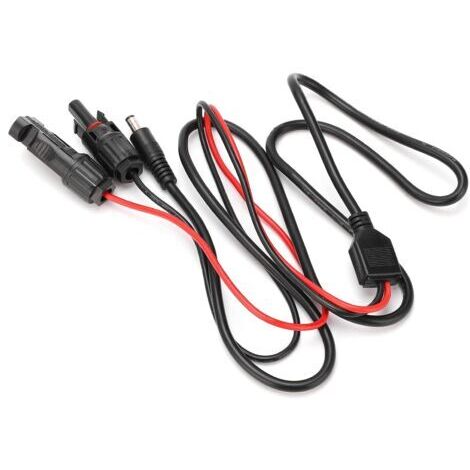 Pair - Câble de charge solaire DC5521 Cordon d'alimentation Cordon d'alimentation solaire pour appareils électriques (1/5)