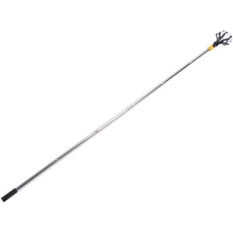 Pair - Portée de 1,8 m (5,9 pi) pour changer les ampoules sous les plafonds hauts. Perche télescopique avec paniers et ventouse, idéale pour les plafonds hauts et les spots encastrés.