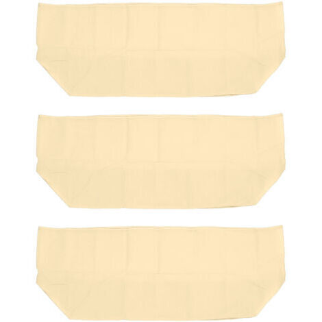 Pair - Lot de 3 housses rectangulaires pour jardinières, protection hivernale contre le gel, avec cordon de serrage, pour balcon ou rebord de fenêtre (39,4 x 15,7 x 17,7 pouces) (1/5)