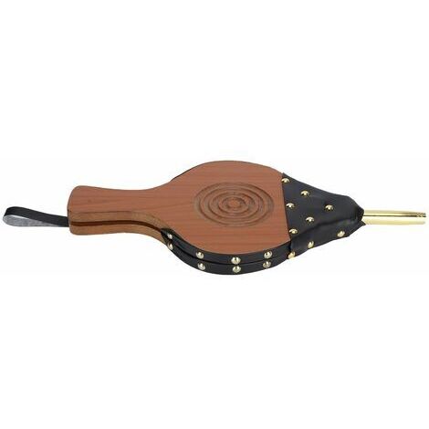 Pair - Ventilateur de Cheminée, Outils de Soufflet de Cheminée Manuels en Bois pour Le Camping en Plein Air BBQ Grill (1/5)