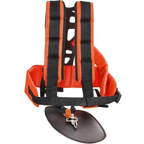 Pair - harnais de débroussailleuse universelle, Sangle double harnais Rembourré Ajustable pour débroussailleuse et coupe-bordures (1/5)