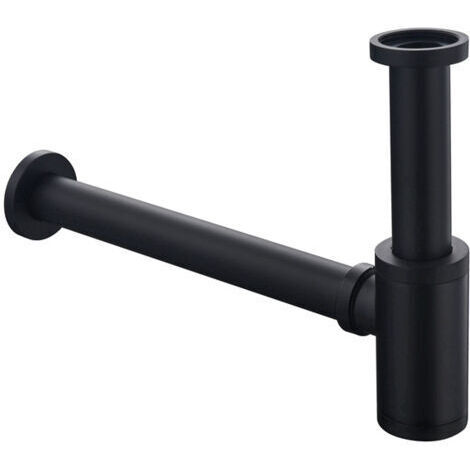 Pair - Siphon avec tube d'extension extra long de 20 cm, pièges à odeurs de déchets, tube de drainage de plomberie pour lavabo de salle de bain (1/5)