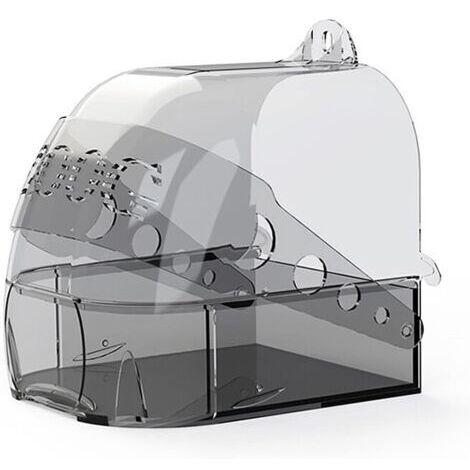 Pair - Bain d'oiseaux pour cage, version améliorée, bain pour perroquet, bain d'oiseaux suspendu, fournitures pour cage à oiseaux, salle de bain polyvalente, nid de couchage (1/5)