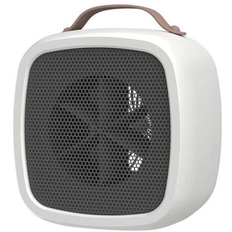 Pair - Petit radiateur de Bureau - Petits Chauffe-Soleil Portables - Brancher Chauffage à Anti-brûlure(Blanc) (1/5)