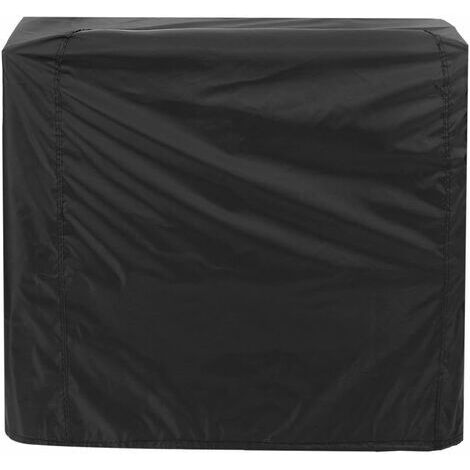 Pair - Housse de barbecue noire 80x66x100 cm – Tissu Oxford 210D résistant aux intempéries – Protection UV, poussière et vent (1/5)