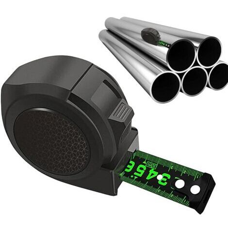 Pair - Metre ruban 7.5m,Mètre à ruban en acier fluorescent,Nouveaux Mètre ruban fluorescents autobloquants,Outils ruban à mesurer durables pour le bricolage ou le projet construction (1 pièces) (1/5)