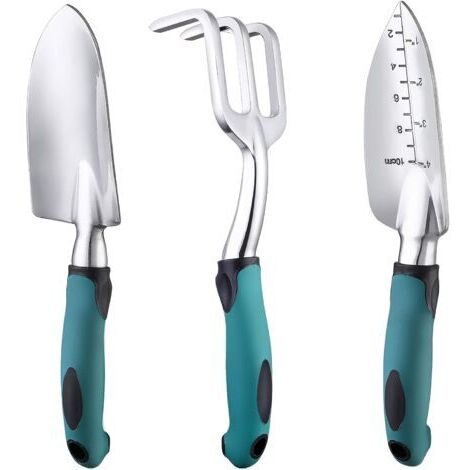 Pair - Outils de Jardinage, Trois pièces d’Outils de Jardinage Lourds moulés, des Outils à Main (1/5)