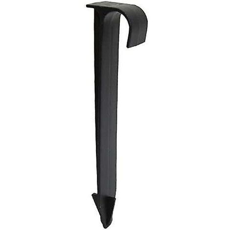 Pair - 100Pcs Supports De Tuyau De Tube Dn16 Type C Enjeux Au Sol Pour Tuyauterie De Tuyau Pe Raccords D'Irrigation Par Gouttières Connecteurs D'Eau De Jardin (1/5)