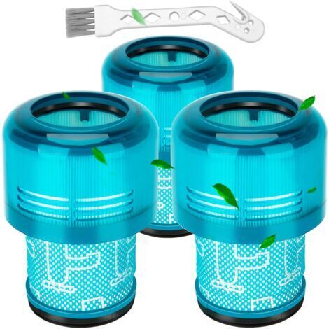 Pair - Filtre pour Dyson V15,3 Packs Filtres de remplacement pour Dyson V11 V15 SV14 SV17 SV22 Detect Animal Absolute Extra Pro Torque Drive Motorhead Aspirateur, Remplacer DY-970013-02 (1/5)