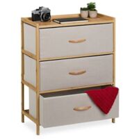 Bamboo Chest of Drawers 3 Drawers
