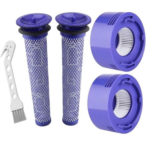 Hochwertige Ersatzfilter (2 Vorfilter + 2 Nachfilter) für Dyson V7/V8 Akku-Staubsauger – Kompatibel mit Original 965661-01 & 967478-01 – Einfache Wartung alle 3 Monate (1/4)