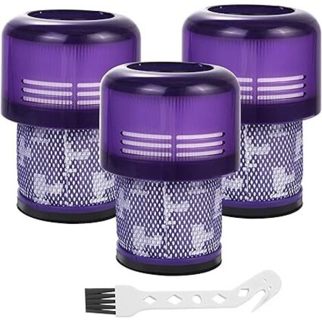 3er-Pack HEPA-H12-Filter für Dyson Akku-Staubsauger V11/V15/SV14/SV17/SV22 – Kompatibel mit DY-970013-02 – Waschbar und wiederverwendbar (1/4)
