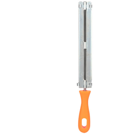4,8 mm Kettensägenkettenfeile – Metall, ergonomischer Griff – Schärfzubehör für Holz und Gartenarbeit (1/5)