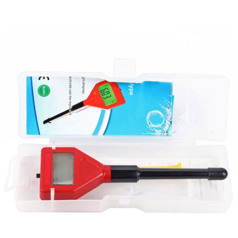 Digitales Feuchtigkeits- und pH-Meter mit Metallelektrode für Hydrokulturpflanzen, 17,5 cm – Set mit 9,5 cm Schraubendreher (1/5)