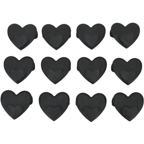Kleiderbügelhaken, 12er-Pack, Schwarz, Kompatibel mit allen Arten von Kleiderbügeln und Kleidungsstücken (1/5)