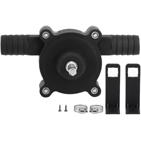 Mini-Selbstansaugpumpe für Bohrmaschinen, Öl- und Flüssigkeitsförderung, ABS, tragbar, 220 g, 6 Zubehörteile