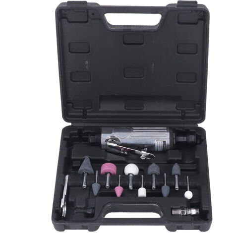 1/4"-Geraddruck-Winkelschleifer-Set mit 10 Zubehörteilen – 22.000 U/min, Aluminium, 175 mm (1/5)