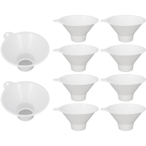 Nierensteinauffangbehälter für die Toilette, 10 Stück, feinmaschiger Kunststofffilter, trichterförmig, 12,19 cm, für Urinanalysen und -screening