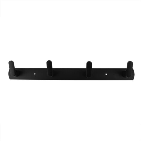 Wandhaken aus Edelstahl für 4 Kleidungsstücke, Taschen und Handtücher – Organizer-Halterung für Bad, Küche und Schlafzimmer – 35 cm (1/5)
