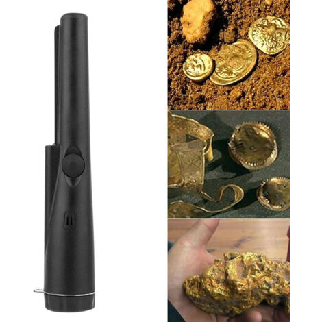 [Metalldetektor] Professioneller Untergrund-Metalldetektor mit Tiefenanzeige und Vibrationsfunktion, Kabelsuchgerät, Gold, Schraube – 22,9 cm, Blau, Metall, Wasserdicht (1 Stück)
