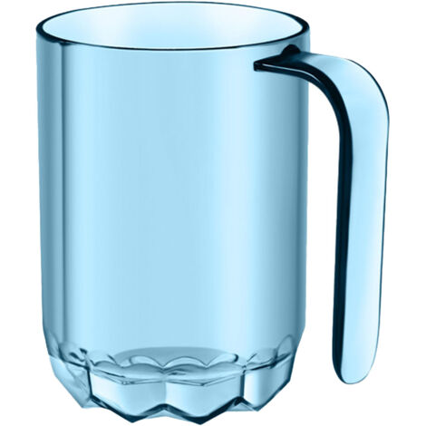 Minimalistischer, multifunktionaler PET-Zahnbürstenbecher – dekorativer Aufbewahrungsbehälter fürs Badezimmer, 2-in-1-Mundspülbecher und Kristallwasserglas