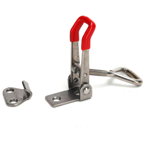 GH-4001-SS Edelstahl-Kippverschluss, Schnellverschluss für Holzbearbeitung, Heimwerken und Elektronikmontage, Set mit Zubehör (46 g)