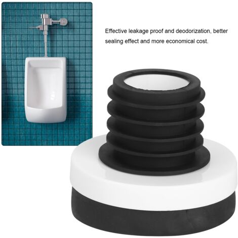 [Toilettenzubehör] Auslaufsichere Dichtung und Anschluss für Wand- und Bodenurinale, 45 mm Durchmesser (PP und Ton) (1/5)