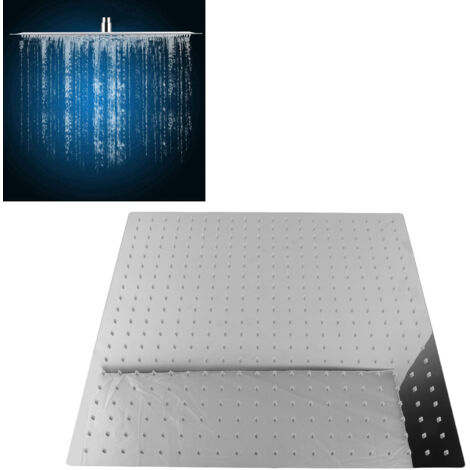 Quadratischer Regenduschkopf – 50 cm (20 Zoll) Edelstahl – Schraubmontage