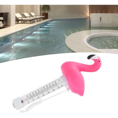 Wasserthermometer, schwimmendes Tierthermometer aus Kunststoff, hochpräzises Thermometer für Schwimmbad und Spa